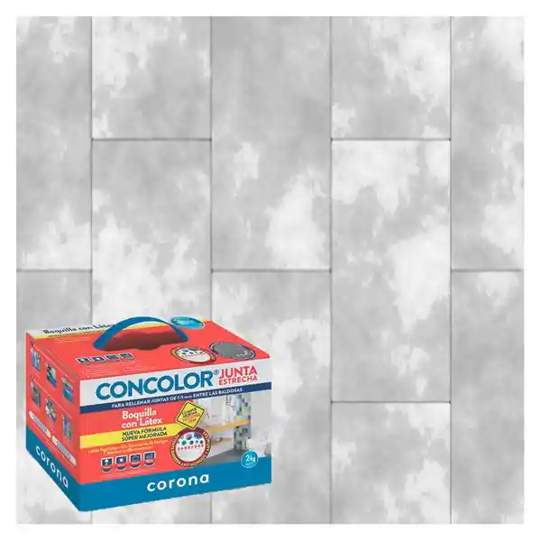 Corona Adhesivo Sellador Concolor Junta Estrecha Gris Claro