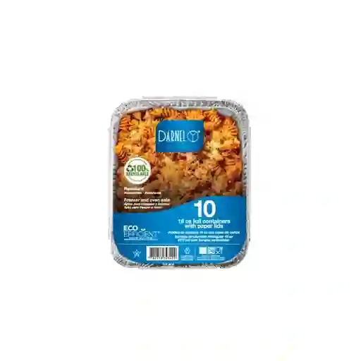 Darnel Molde de Aluminio Tapa Cartón 16 oz