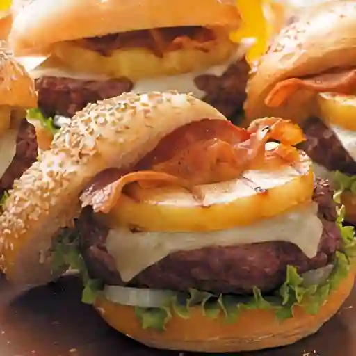 Hamburguesa Hawaiana Sencilla