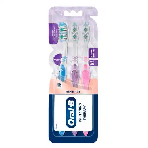 Oral-B Cepillo Dental Sensitive Extra Suave Whitening