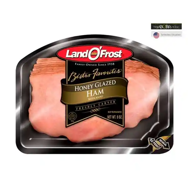 Land O Frost Jamón Glaseado Miel Bistro Favorites