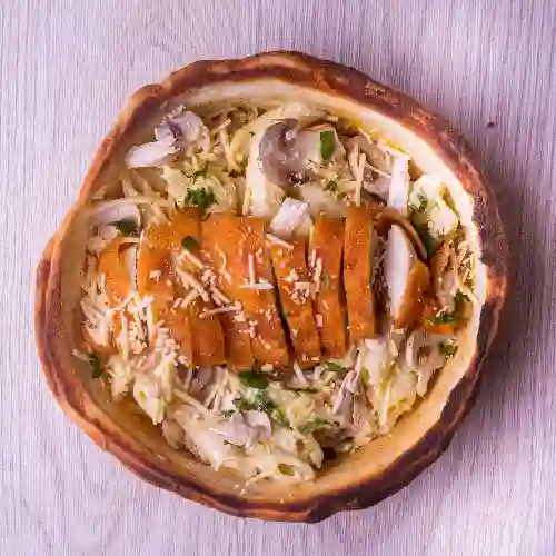 Pasta Pollo y Champiñones