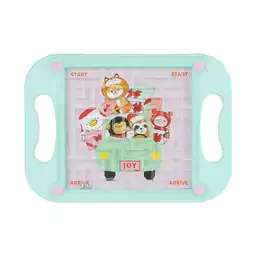 Juego de Laberinto Con Bolitas Coche Navideño Mini Family Miniso