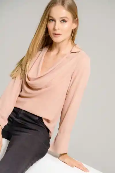 Blusa Glaciar Color Nude Talla S Ragged