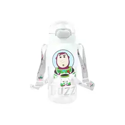 Vaso Plástico Con Tapa de Buzz Disney Toy Story 600 mL Miniso