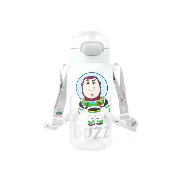 Vaso Plástico Con Tapa de Buzz Disney Toy Story 600 mL Miniso