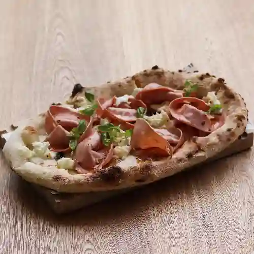 Pizza Mortadela de Pistacho Dop