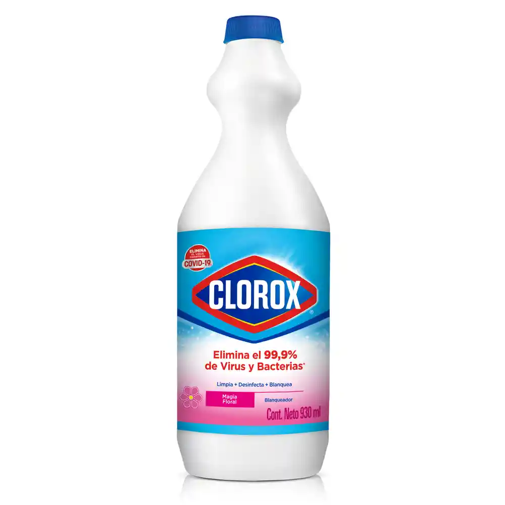 Blanqueador Clorox Magia Floral Botella 930 ml