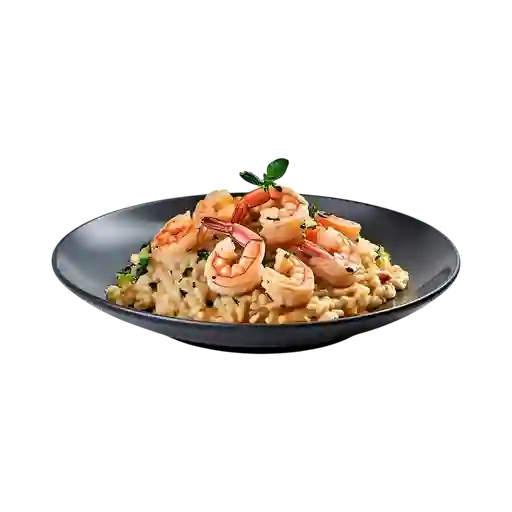 Risotto de Camarones y Pimientos