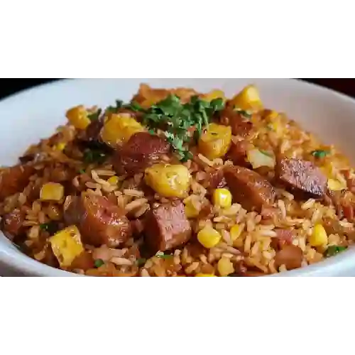 Arroz Paisa y 1/4 de Pollo Asado