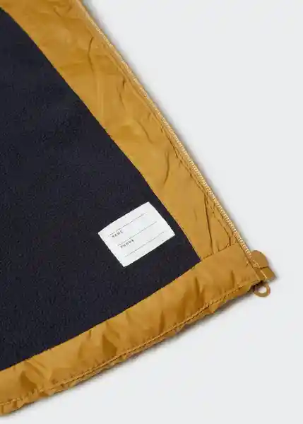 Abrigo Anorak Amerbloc Mostaza Talla 08 Niños Mango