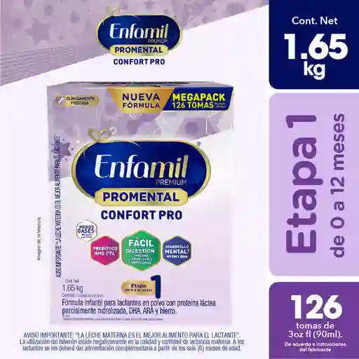 Formula Infantil Enfamil Premium Promental Confort Pro 1650 g