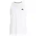 Adidas Camiseta Otr B Tank Para Hombre Blanco Talla M