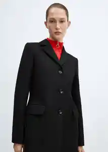Abrigo New Negro Talla XL Mujer Mango