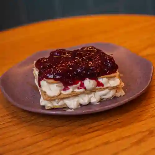 Milhoja con Mermelada de Frutos Rojos