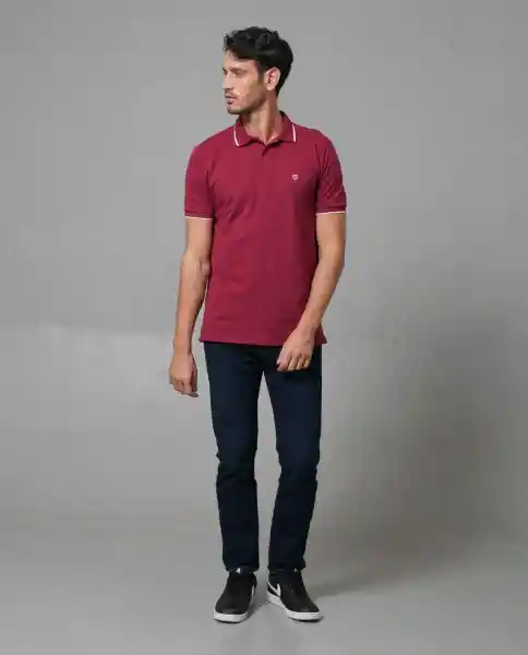 Camiseta Polo Hombre Rojo Talla M 190G010_ROJ191629 Rifle