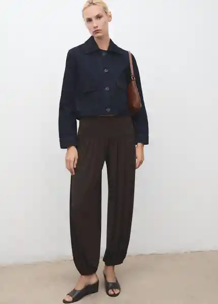 Bolso P Romeo Cuero Talla 99 Mujer Mango