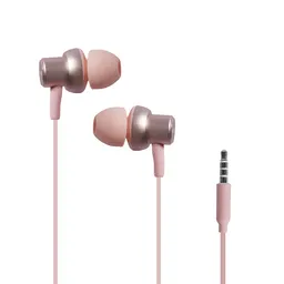 Miniso Audifonos De Cable, Mediano, Rosa