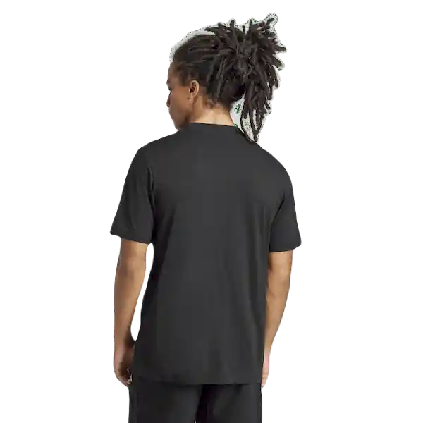 Adidas Camiseta Manga Corta Lifestyle de Hombre Negro Talla S