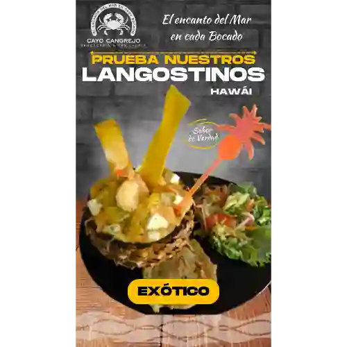 Langostinos Hawaii