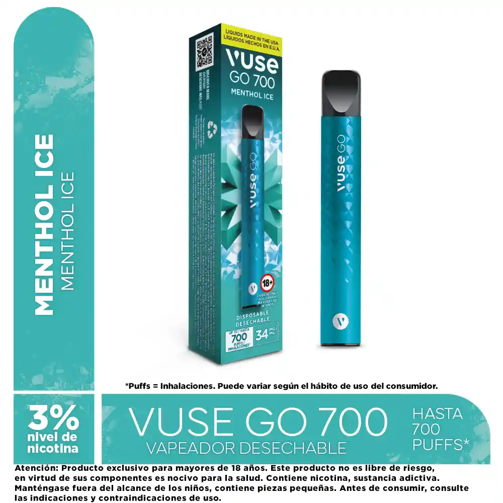 Vuse Go 700 Mint Ice 