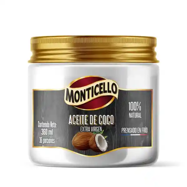 Monticello Aceite de Coco Virgen