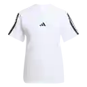 Adidas Camiseta W 3S Manga Corta Lifestyle de Mujer Blanco T M