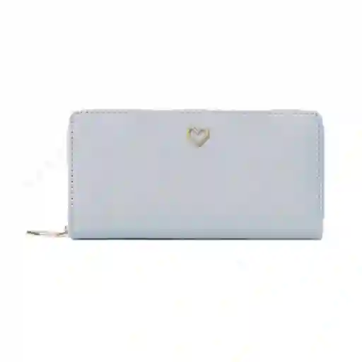 Cartera Larga Con Corazón Azul Serie Miniso