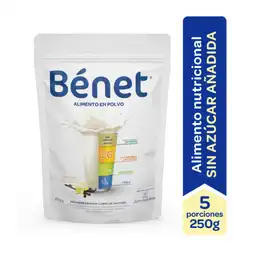 Benet Alimento en Polvo Sabor a Vainilla sin Azúcar