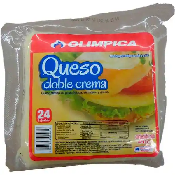 Olimpica Queso Doble Crema