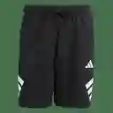 Adidas Short Fi 3s Para Hombre Negro Talla S Ref: JD4884
