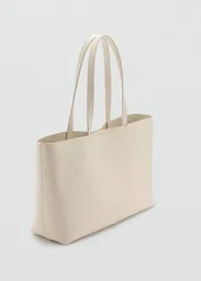 Bolso M Manu Off White Talla 99 Mujer Mango