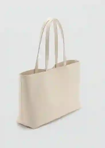 Bolso M Manu Off White Talla 99 Mujer Mango