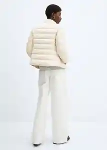 Abrigo Anorak Blandi Crudo Talla XS Mujer Mango
