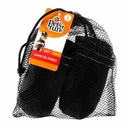 Pet Fun Zapatos Perro Negros