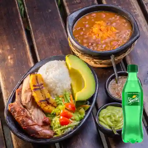 Combo Frijolada Llanera + Sprite 400 ml