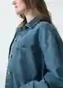 Chaqueta Aura Mujer Azul Indigo Medio Talla M 423G333 Naf Naf