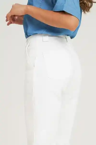 Pantalón Summer Color Blanco Crudo Talla 8 Ragged