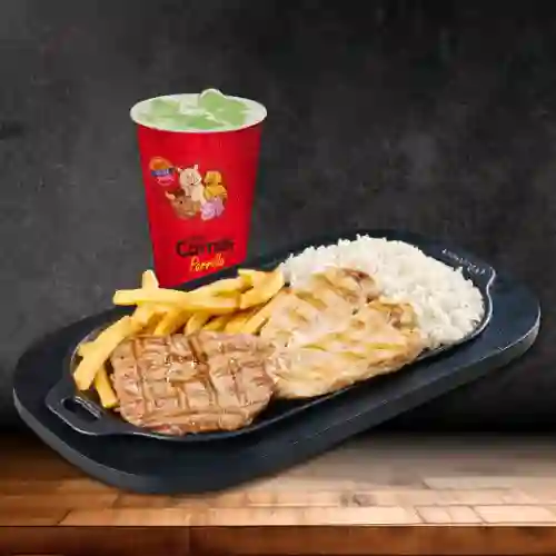 Promo Mixta Pechuga + Cerdo + Limonada