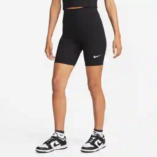 Nike Short Sudadera Ns Clsc Hr 8in Mujer Negro XS DV7797-010