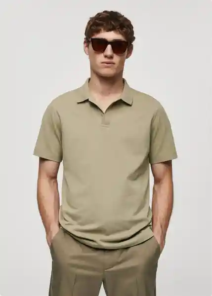 Camisa Polo Taga Khaki Talla XS Hombre Mango