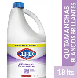 Quitamanchas Clorox Blancos Brillantes 1.8 lt