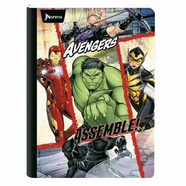 Norma Cuaderno Cosido The Avengers Mediano 100 Hojas Línea