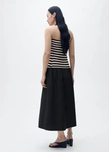 Vestido Nati Negro Talla XS Mujer Mango
