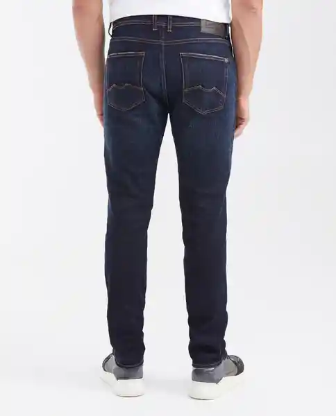 Jean Straight Fit Azul Dark Ultraoscuro Talla 34/32 Chevignon