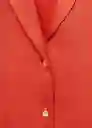 Camisa Sassa Rojo Talla S Mujer Mango