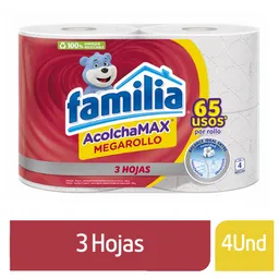 Familia Papel Higiénico Acolchamax Megarollo