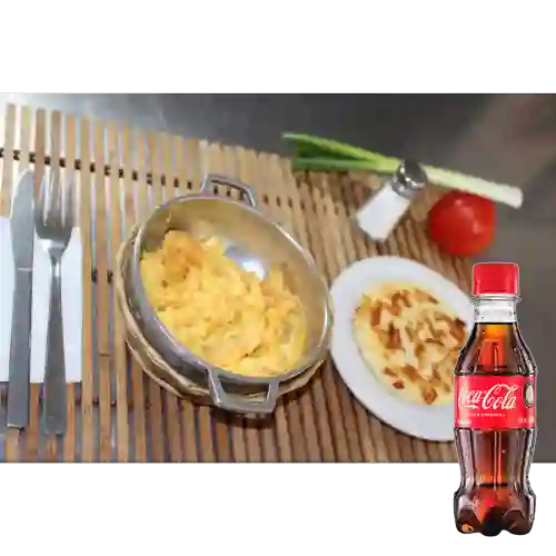 Combo Huevos Al Gusto +Cocacola Orig 250ml