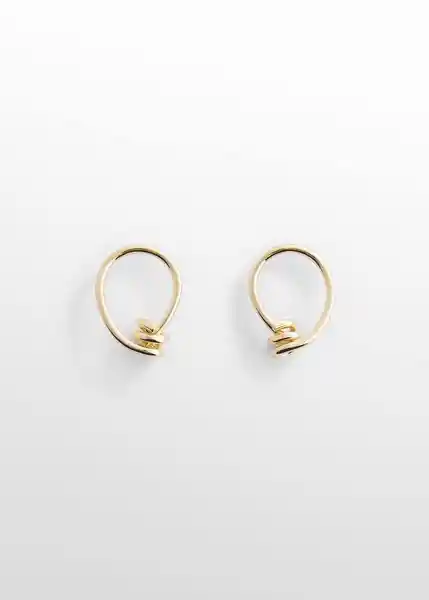 Pendientes Teresa Oro Talla 99 Mujer Mango