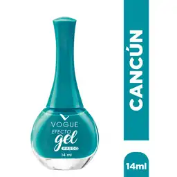 Vogue Esmalte Efecto Gel Cancún Azul 14 mL